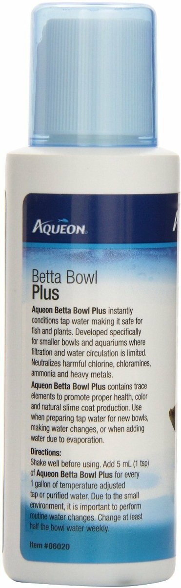 Aqueon Betta Bowl Plus Water Conditioner 1ea/4 oz - Pets Perfect