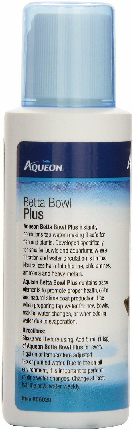 Aqueon Betta Bowl Plus Water Conditioner 4 oz
