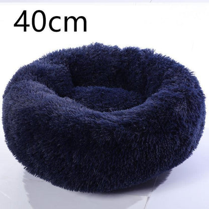 Cozy Haven: Luxurious Round Pet Bed For Winter Comfort - Pets Perfect