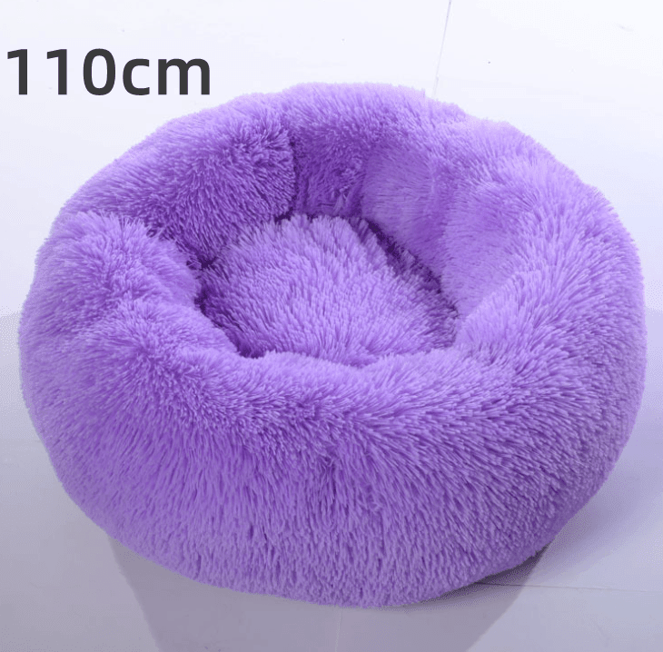 Cozy Haven: Luxurious Round Pet Bed For Winter Comfort - Pets Perfect