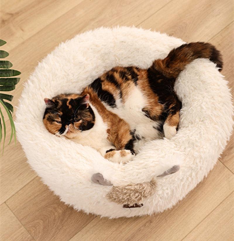 Luxury Alpaca Plush Pet Bed: The Ultimate Cozy Retreat For Cats And Dogs - Pets Perfect