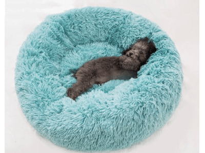Luxuriously Cozy Round Plush Cat Mattress - Pets Perfect