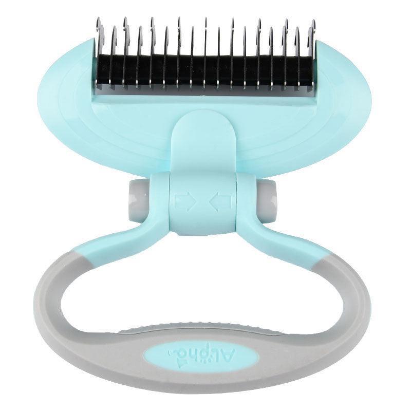 Rotatable Multi-Angle Grooming Comb - Tangle-Free Detangling Tool for Dogs