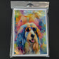 Hippie Dawg Greeting Cards - Size: 5X7 | Pack Of: 1 | Collection name: Hippie dawg - Pets Perfect