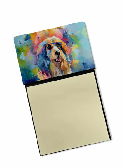 Paw Print Sticky Notes - Adhesive Note Pads for Dog and Cat Lovers, 198453023346/Afghan hound 2448