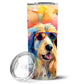 Pet Lover Stainless Steel Tumbler - 20 oz Insulated Travel Cup for Dog and Cat Owners - Size: 20 OZ | Pack Of: 1 | Collection name: Hippie dawg - Pets Perfect