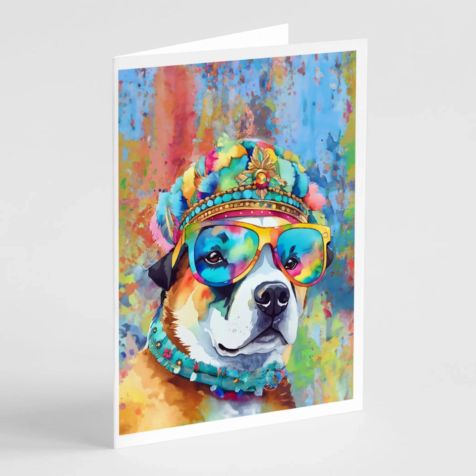 Hippie Dawg Greeting Cards - 5 x 7, view 106