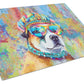 Hippie Dawg Glass Cutting Board - Size: LARGE | Pack Of: 1 | Collection name: Hippie dawg - Pets Perfect