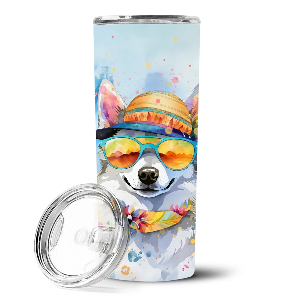 Pet Lover Stainless Steel Tumbler, 20 oz, Alaskan Malamute Hippie Dawg-194030819289/Alaskan malamute 2452, view 5