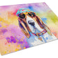 Hippie Dawg Glass Cutting Board - Size: LARGE | Pack Of: 1 | Collection name: Hippie dawg - Pets Perfect