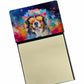Paw Print Sticky Notes - Adhesive Note Pads for Dog and Cat Lovers - Pack Of: 1 | Collection name: Hippie dawg - Pets Perfect