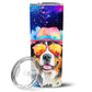 Pet Lover Stainless Steel Tumbler - 20 oz Insulated Travel Cup for Dog and Cat Owners - Size: 20 OZ | Pack Of: 1 | Collection name: Hippie dawg - Pets Perfect