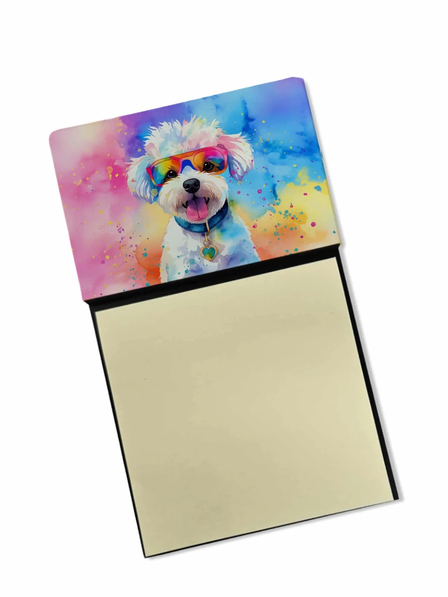 Paw Print Sticky Notes - Adhesive Note Pads for Dog and Cat Lovers, 198453023490/Bichon frise 2463, view 16