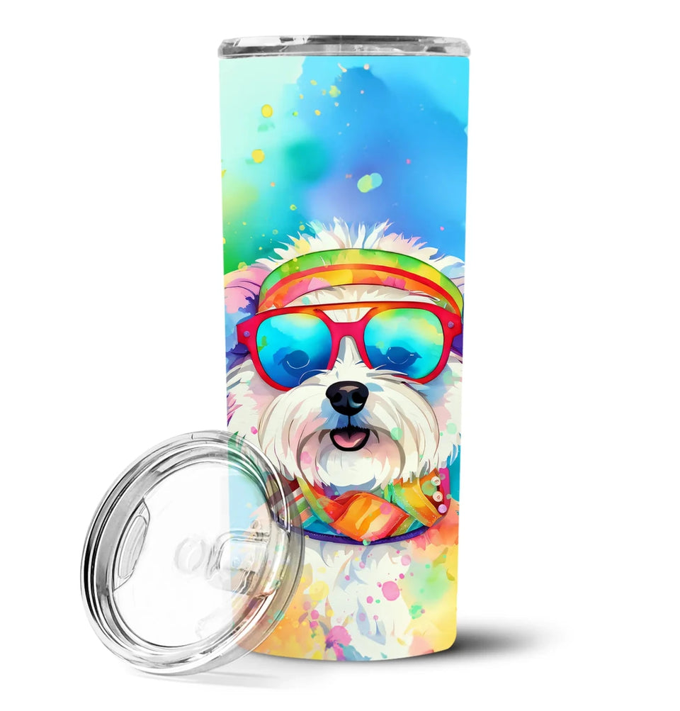 Pet Lover Stainless Steel Tumbler, 20 oz, Bichon Frise Hippie Dawg-194030819401/Bichon frise 2464, view 17