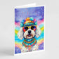 Hippie Dawg Greeting Cards - Size: 5X7 | Pack Of: 1 | Collection name: Hippie dawg - Pets Perfect
