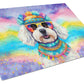 Hippie Dawg Glass Cutting Board - Size: LARGE | Pack Of: 1 | Collection name: Hippie dawg - Pets Perfect