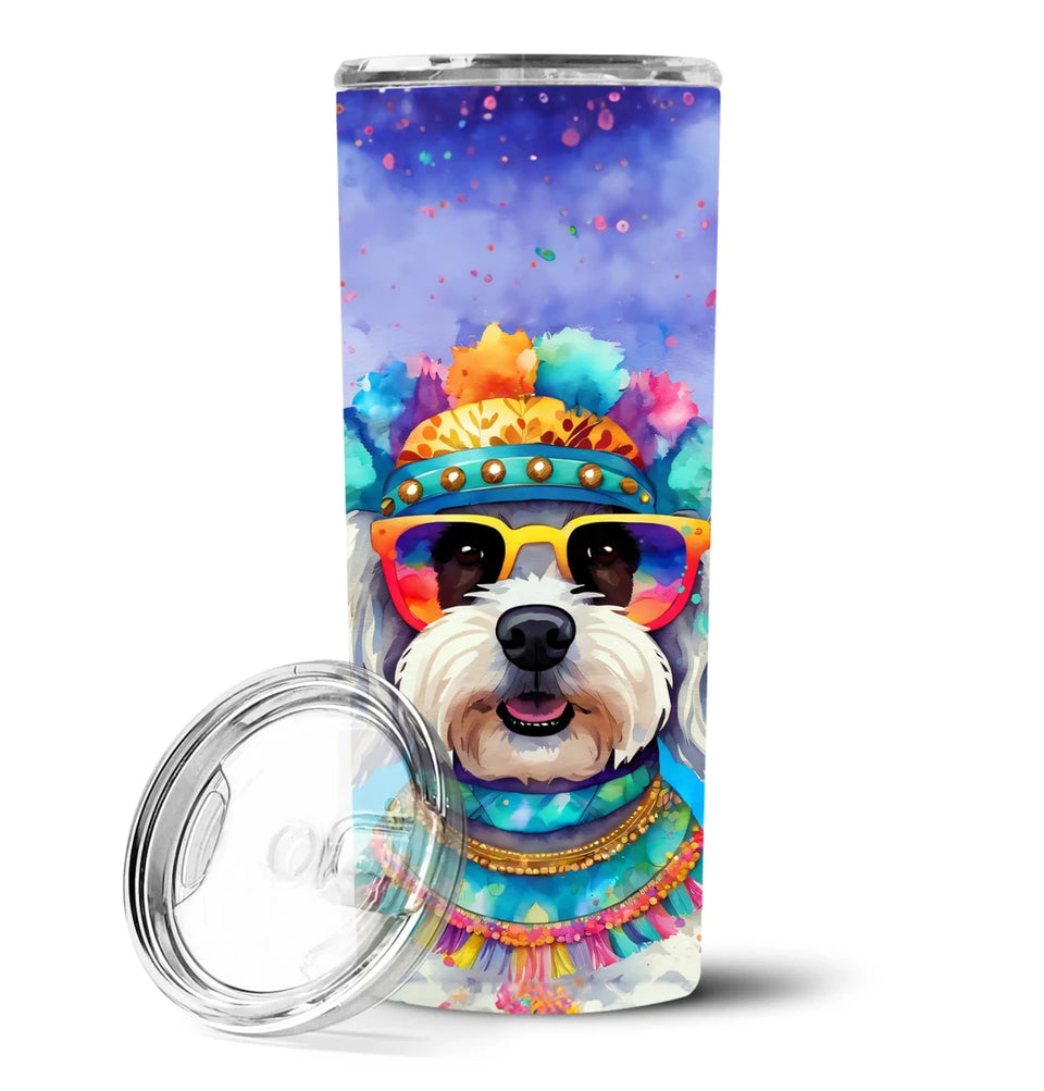 Pet Lover Stainless Steel Tumbler, 20 oz, Bichon Frise Hippie Dawg-194030819418/Bichon frise 2465, view 18