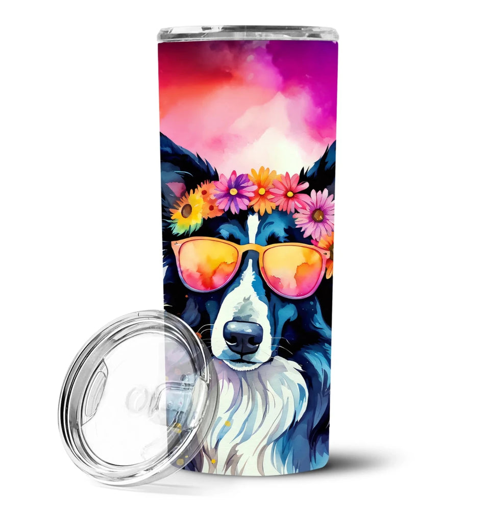 Pet Lover Stainless Steel Tumbler, 20 oz, Boston Terrier Hippie Dawg-194030819432/Boston terrier 2467, view 23