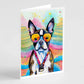 Hippie Dawg Greeting Cards - Size: 5X7 | Pack Of: 1 | Collection name: Hippie dawg - Pets Perfect
