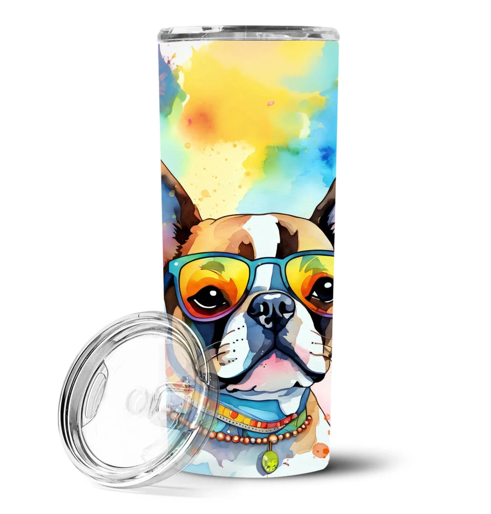 Pet Lover Stainless Steel Tumbler, 20 oz, Boxer Hippie Dawg-194030819470/Boxer 2471, view 27