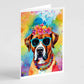 Hippie Dawg Greeting Cards - Size: 5X7 | Pack Of: 1 | Collection name: Hippie dawg - Pets Perfect
