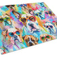Hippie Dawg Glass Cutting Board - Size: LARGE | Pack Of: 1 | Collection name: Hippie dawg - Pets Perfect
