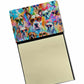 Paw Print Sticky Notes - Adhesive Note Pads for Dog and Cat Lovers - Pack Of: 1 | Collection name: Hippie dawg - Pets Perfect
