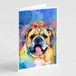Hippie Dawg Greeting Cards - Size: 5X7 | Pack Of: 1 | Collection name: Hippie dawg - Pets Perfect