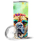 Pet Lover Stainless Steel Tumbler - 20 oz Insulated Travel Cup for Dog and Cat Owners - Size: 20 OZ | Pack Of: 1 | Collection name: Hippie dawg - Pets Perfect