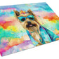 Hippie Dawg Glass Cutting Board - Size: LARGE | Pack Of: 1 | Collection name: Hippie dawg - Pets Perfect