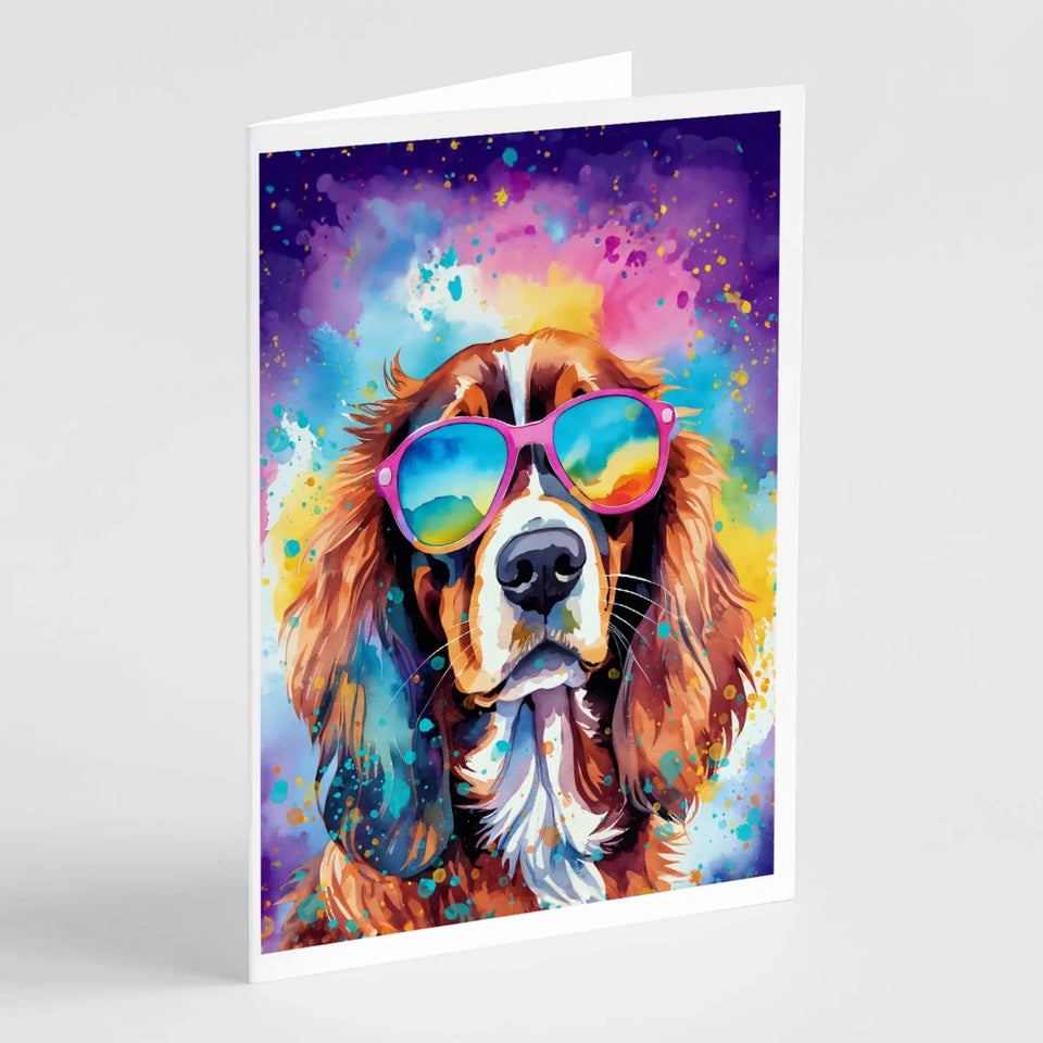 Hippie Dawg Greeting Cards - 5 x 7, Cavalier spaniel 2484, view 37