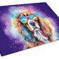 Hippie Dawg Glass Cutting Board - Size: LARGE | Pack Of: 1 | Collection name: Hippie dawg - Pets Perfect
