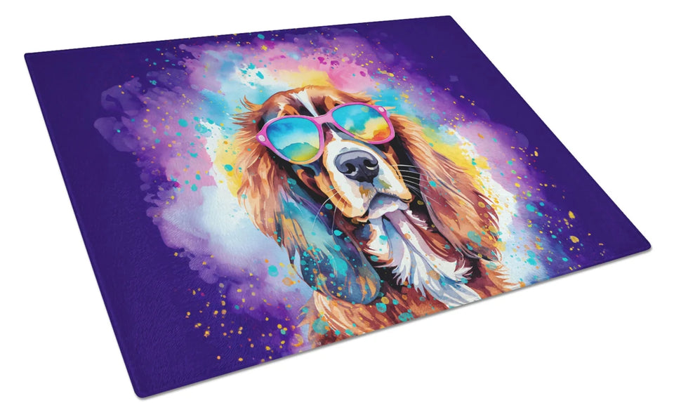 Hippie Dawg Glass Cutting Board - Large, Cavalier spaniel 2484, view 37
