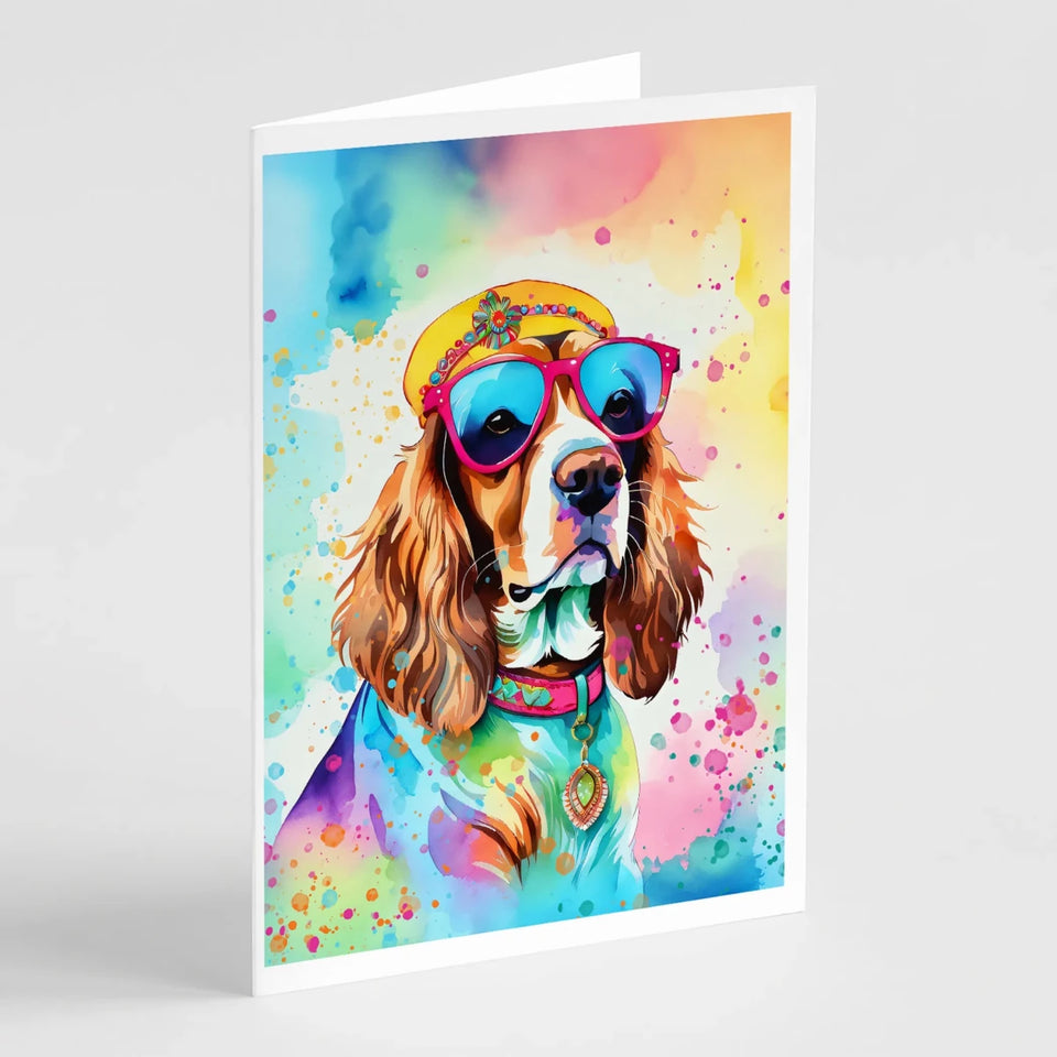 Hippie Dawg Greeting Cards - 5 x 7, Cavalier spaniel 2485, view 38
