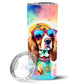 Pet Lover Stainless Steel Tumbler - 20 oz Insulated Travel Cup for Dog and Cat Owners - Size: 20 OZ | Pack Of: 1 | Collection name: Hippie dawg - Pets Perfect