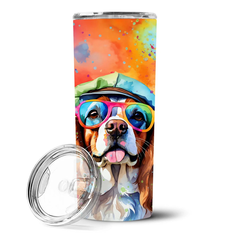 Pet Lover Stainless Steel Tumbler, 20 oz, Cavalier Spaniel Hippie Dawg-194030819623/Cavalier spaniel 2486, view 40