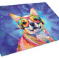 Hippie Dawg Glass Cutting Board - Size: LARGE | Pack Of: 1 | Collection name: Hippie dawg - Pets Perfect