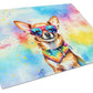 Hippie Dawg Glass Cutting Board - Size: LARGE | Pack Of: 1 | Collection name: Hippie dawg - Pets Perfect