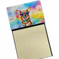 Paw Print Sticky Notes - Adhesive Note Pads for Dog and Cat Lovers - Pack Of: 1 | Collection name: Hippie dawg - Pets Perfect