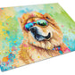 Hippie Dawg Glass Cutting Board - Size: LARGE | Pack Of: 1 | Collection name: Hippie dawg - Pets Perfect