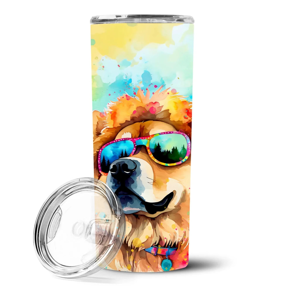 Pet Lover Stainless Steel Tumbler, 20 oz, Chow Chow Hippie Dawg-194030819678/Chow chow 2491, view 50