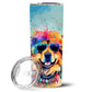 Pet Lover Stainless Steel Tumbler - 20 oz Insulated Travel Cup for Dog and Cat Owners - Size: 20 OZ | Pack Of: 1 | Collection name: Hippie dawg - Pets Perfect