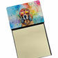 Paw Print Sticky Notes - Adhesive Note Pads for Dog and Cat Lovers - Pack Of: 1 | Collection name: Hippie dawg - Pets Perfect