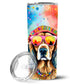 Pet Lover Stainless Steel Tumbler - 20 oz Insulated Travel Cup for Dog and Cat Owners - Size: 20 OZ | Pack Of: 1 | Collection name: Hippie dawg - Pets Perfect