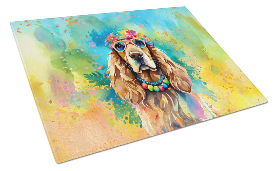 Hippie Dawg Glass Cutting Board - Large, Collie 2494, view 47