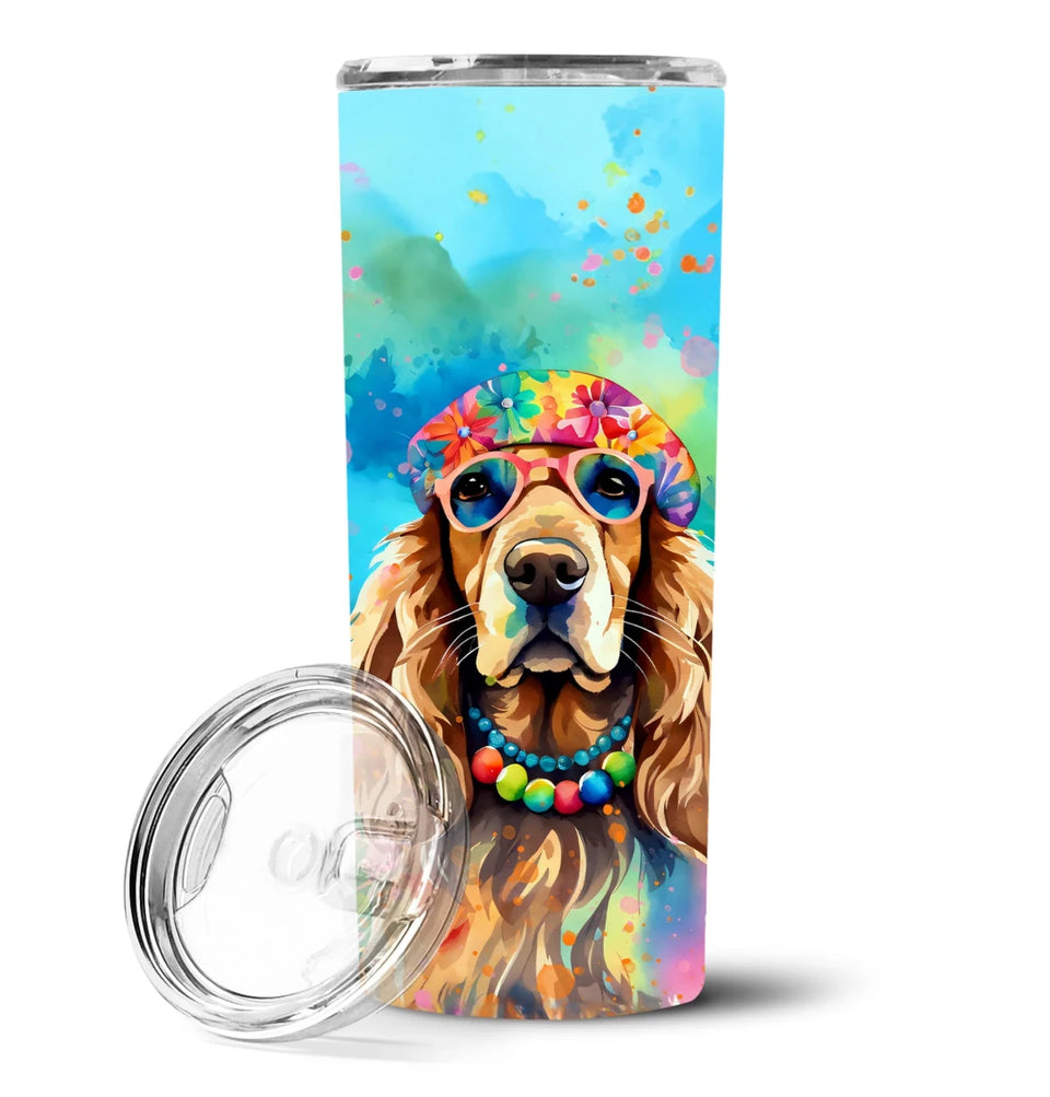 Pet Lover Stainless Steel Tumbler, 20 oz, Collie Hippie Dawg-194030819708/Collie 2494, view 53