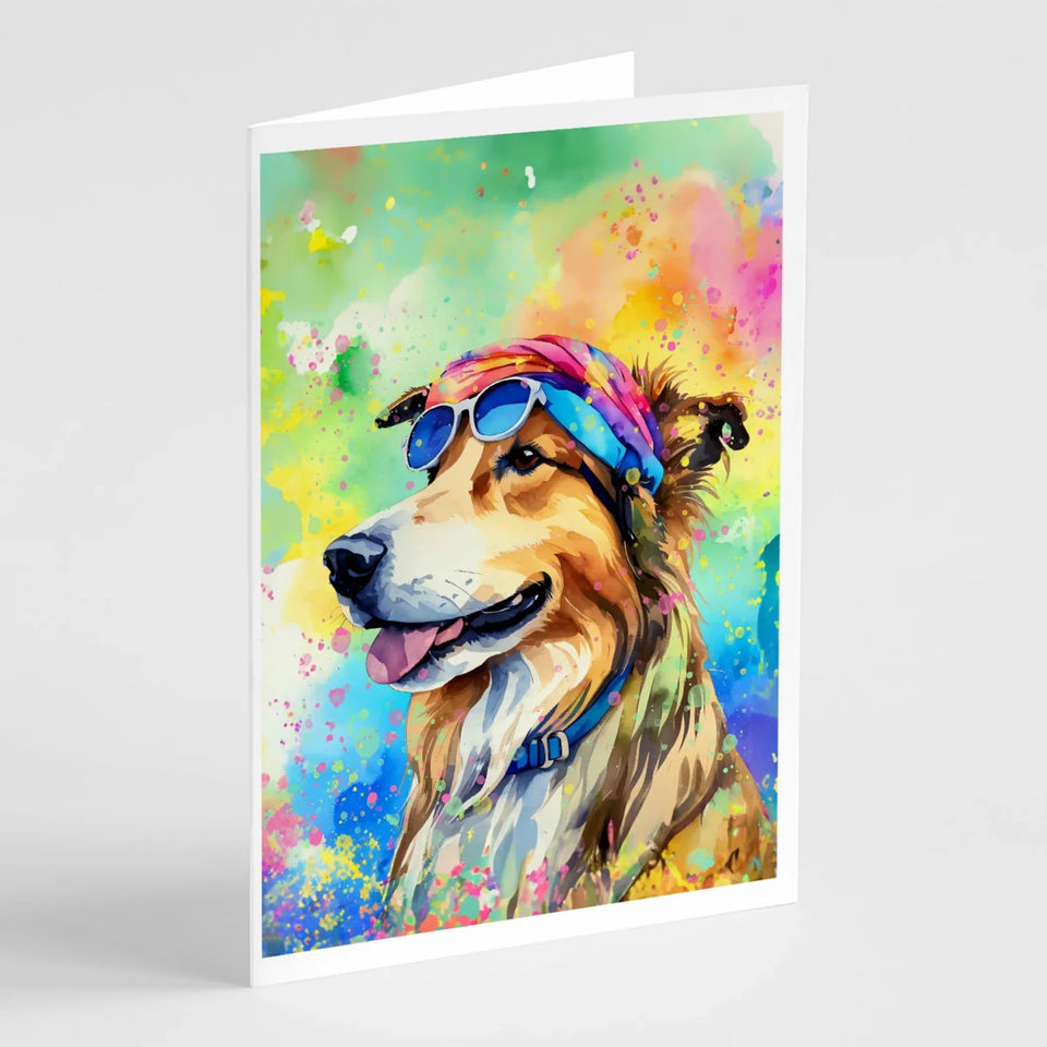 Hippie Dawg Greeting Cards - 5 x 7, Corgi 2495, view 48