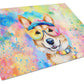 Hippie Dawg Glass Cutting Board - Size: LARGE | Pack Of: 1 | Collection name: Hippie dawg - Pets Perfect
