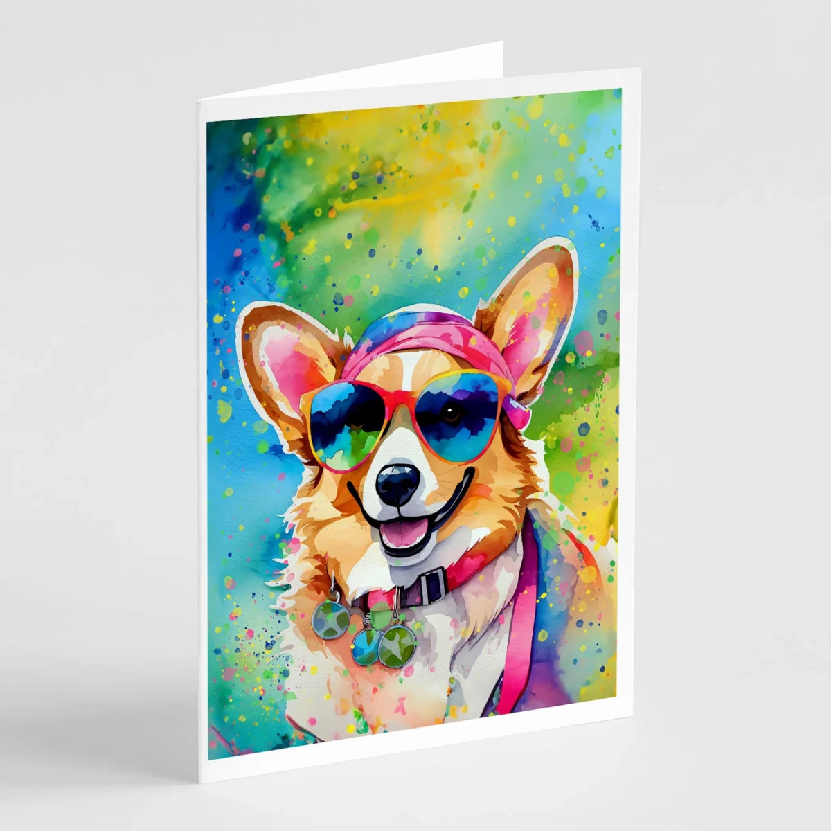 Hippie Dawg Greeting Cards - Size: 5X7 | Pack Of: 1 | Collection name: Hippie dawg - Pets Perfect
