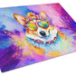 Hippie Dawg Glass Cutting Board - Size: LARGE | Pack Of: 1 | Collection name: Hippie dawg - Pets Perfect